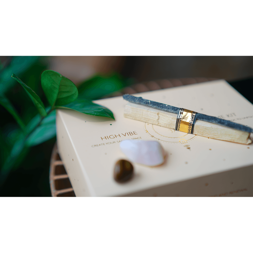 High Vibe Home Kit to Cleanse & Protect w/ Smudge Tools & Crystals