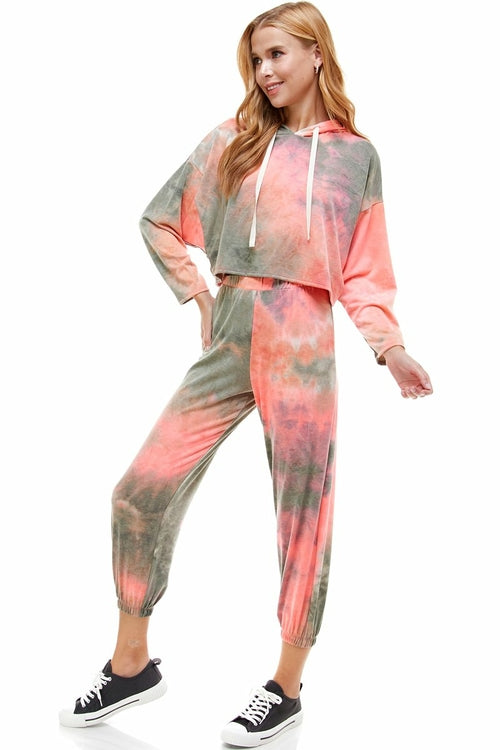 The Britney | Cozy Loungewear Jogger w/ Hoodie Women's Set