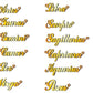 18k Gold Paperclip Chain Zodiac Necklace
