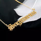 Old English Zodiac Necklace | Choose Your Sign