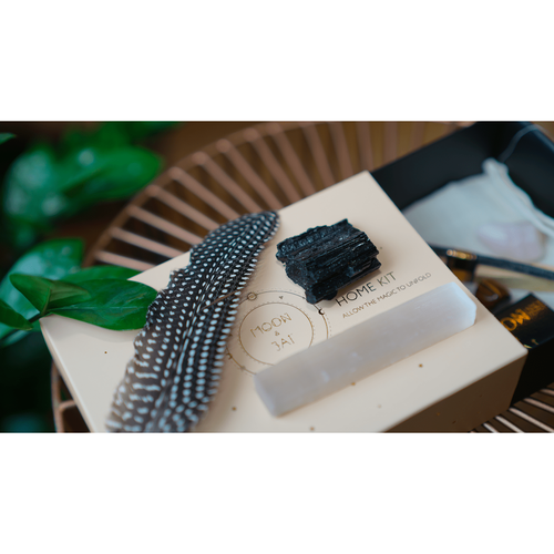 High Vibe Home Kit to Cleanse & Protect w/ Smudge Tools & Crystals