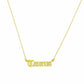 Old English Zodiac Necklace | Choose Your Sign