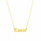 Old English Zodiac Necklace | Choose Your Sign