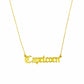 Old English Zodiac Necklace | Choose Your Sign