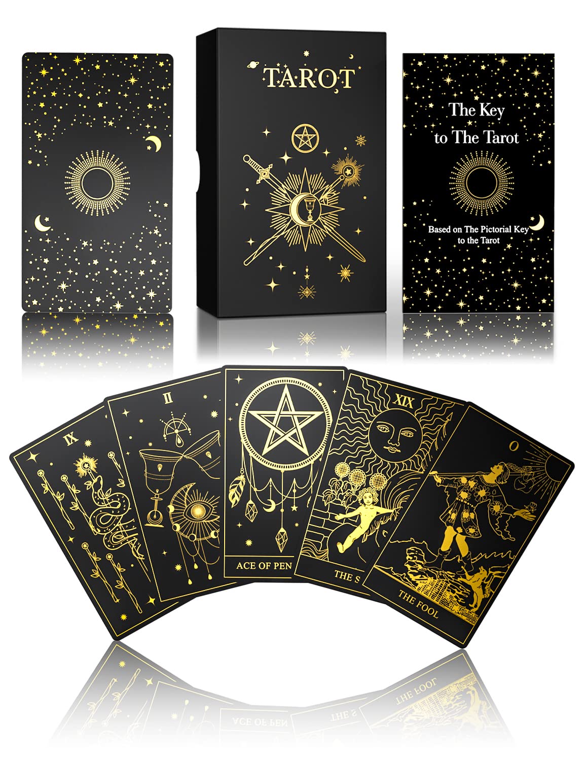Acelion Gold Foil Tarot Deck