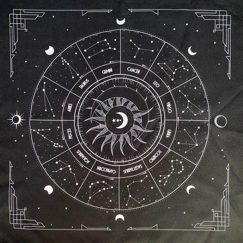 Black Tarot Cloth for Spread