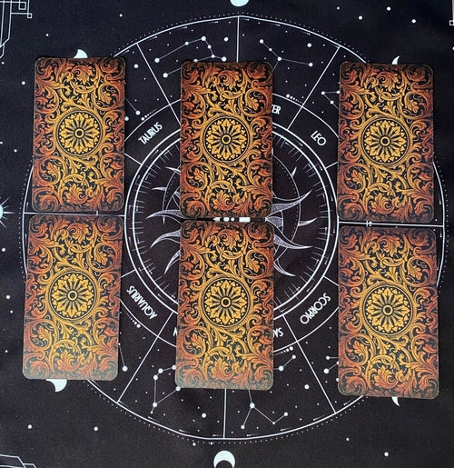 Black Tarot Cloth for Spread