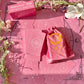 Pink Tarot Cloth for Spread