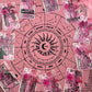 Pink Tarot Cloth for Spread