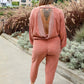The Stevie | Cozy Loungewear Open Back Jogger Women's Set